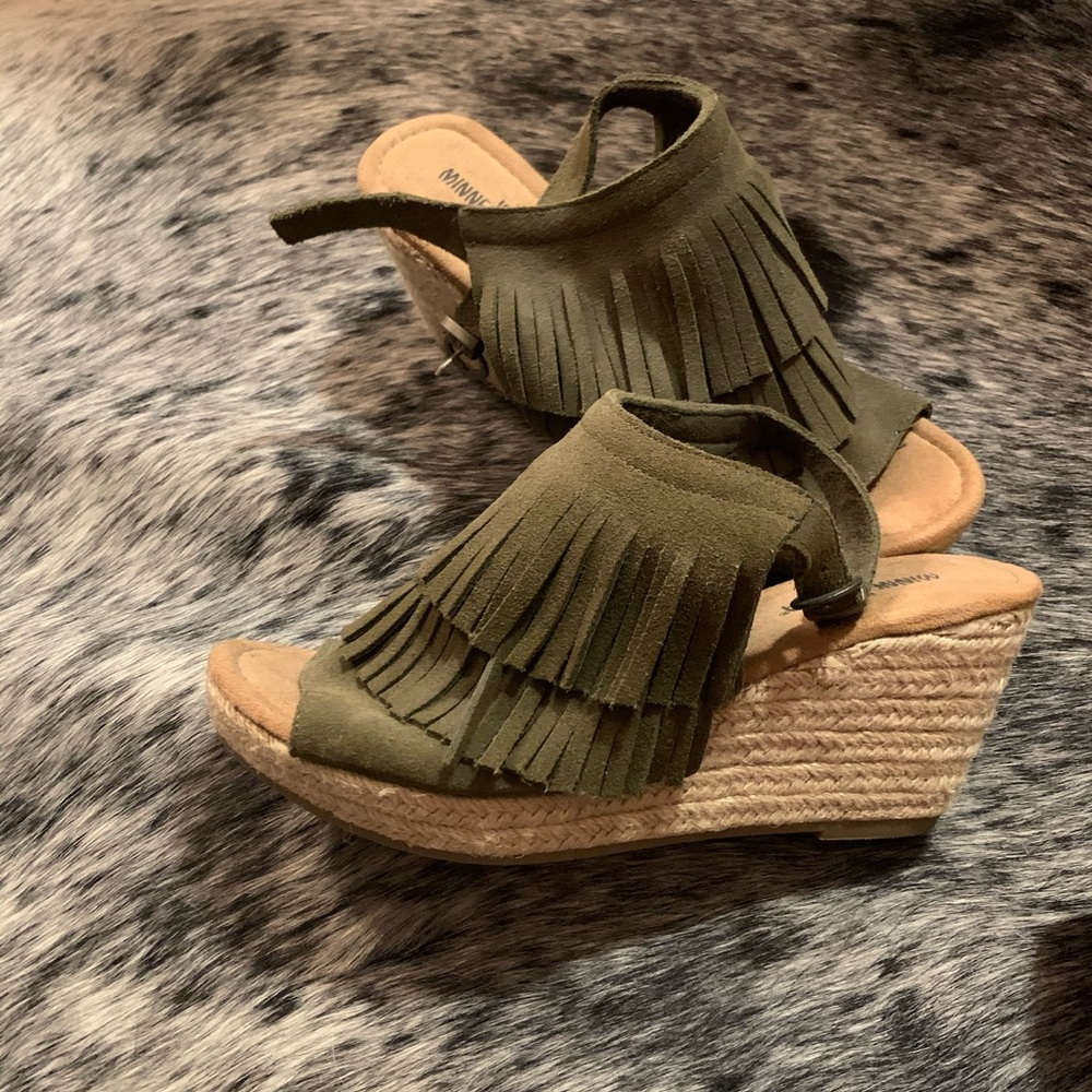 Minnetonka Fringe Wedges